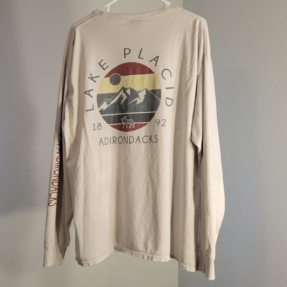 BLUE 84 BRAND MENS LAKE PLACID ADIRONDACKS 1892 LONG SLEEVE TSHIRT - Picture 6 of 8